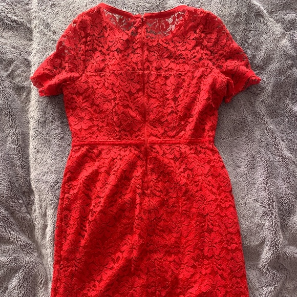 Red Lace Dress - Picture 2 of 2